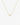 gold vermeil angel number 111 necklace with a small cz stone