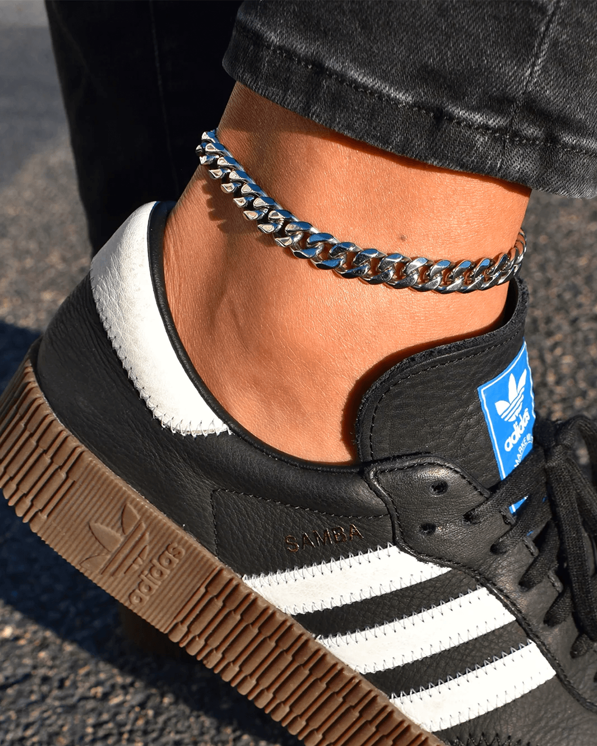 Kendall Bold Curb Chain Anklet