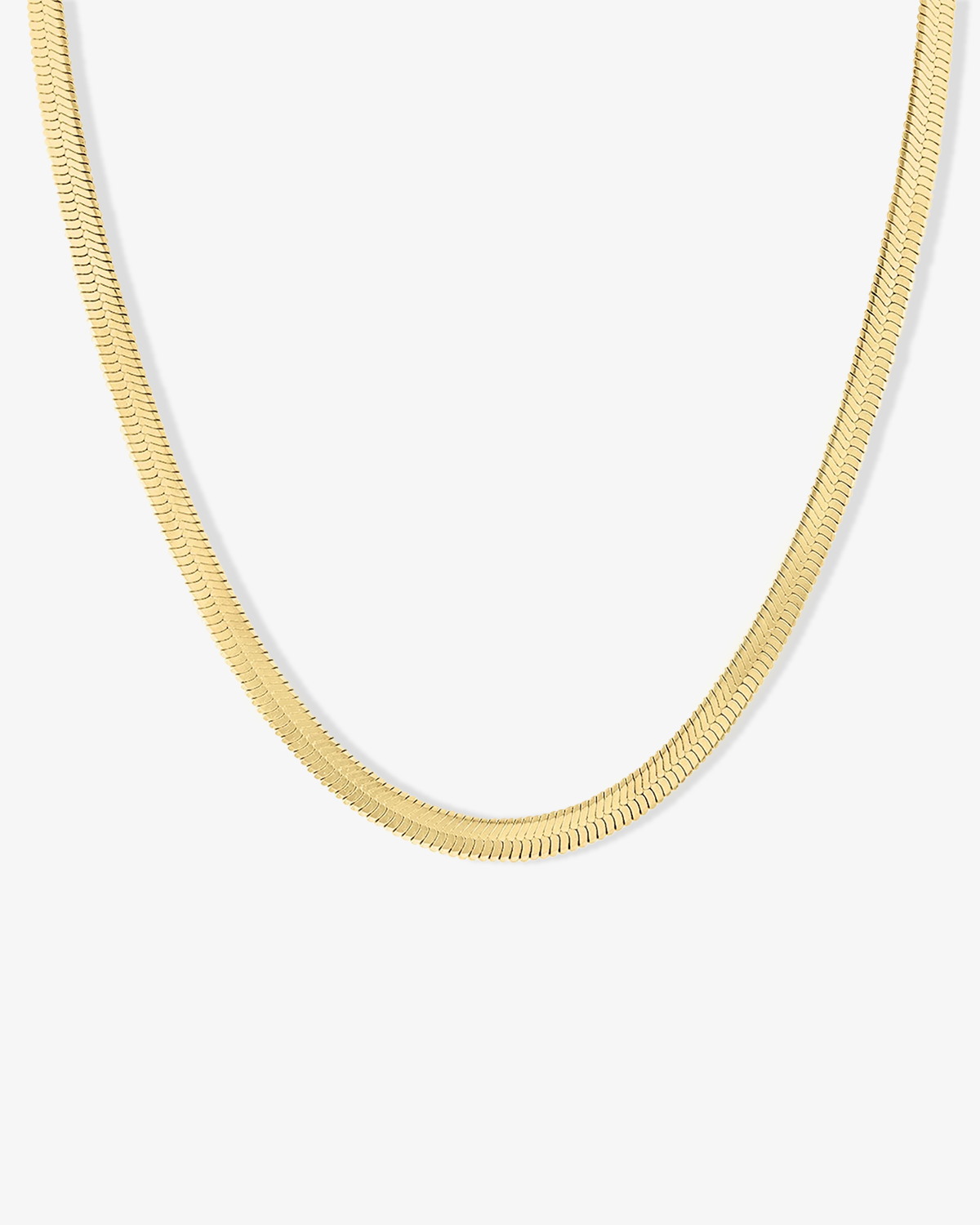 Maelle Bold Herringbone Chain Necklace