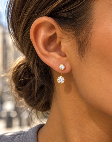 Full Circle Drop Earrings