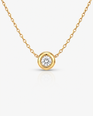 Full Circle Solitaire Necklace