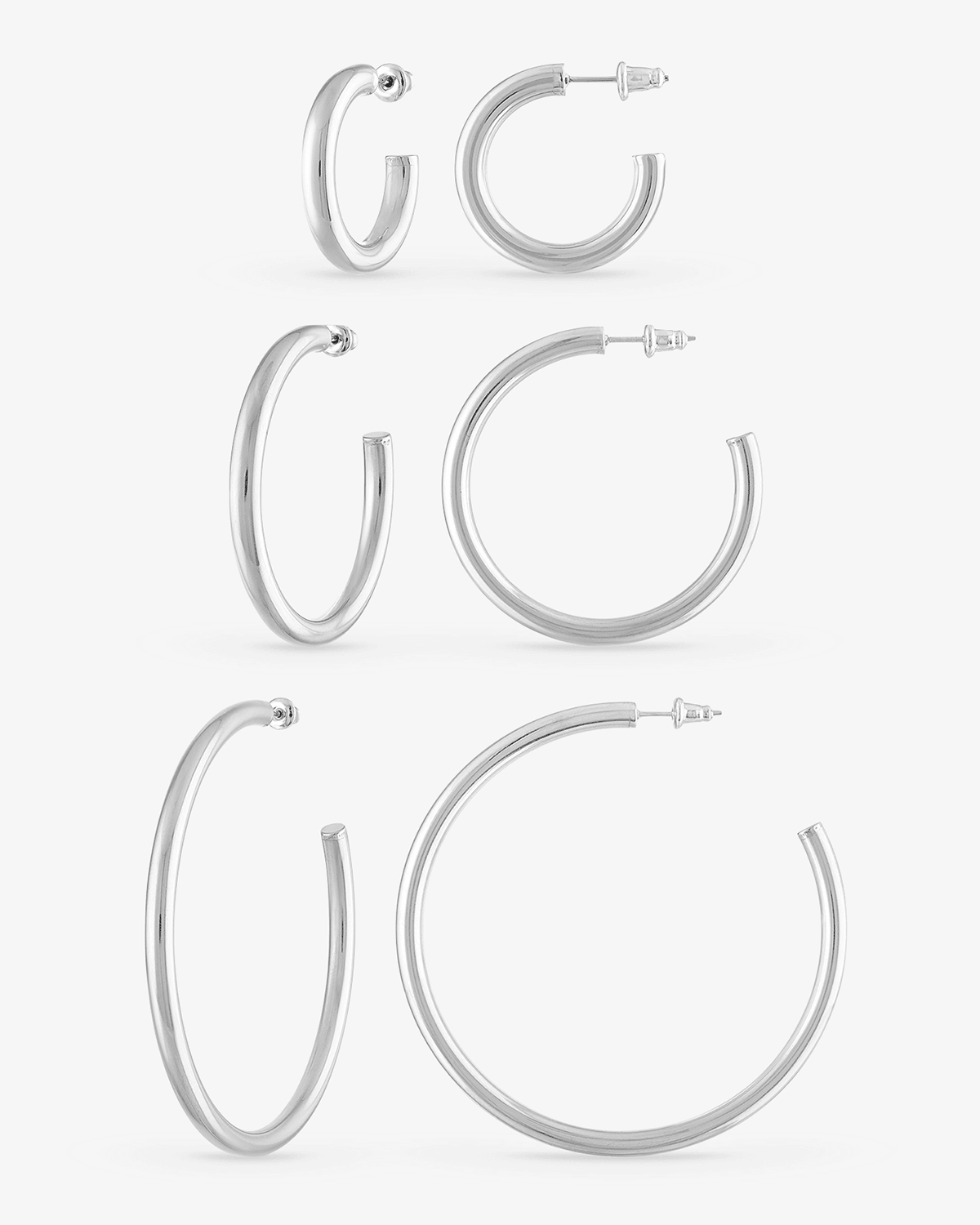 Shalay Hoop Earrings Set - BEN ONI